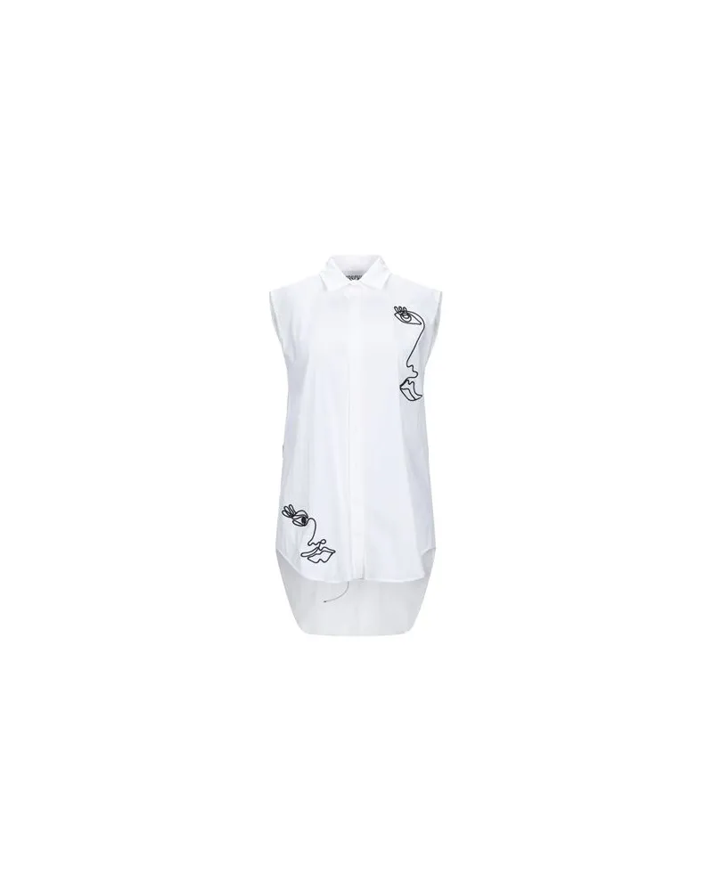 Moschino TOPS - Hemdenauf YOOX.COM Weiß