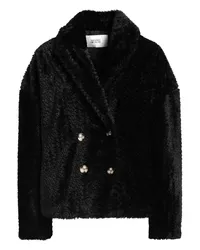 Silvian Heach Shearling- & Kunstfell Schwarz