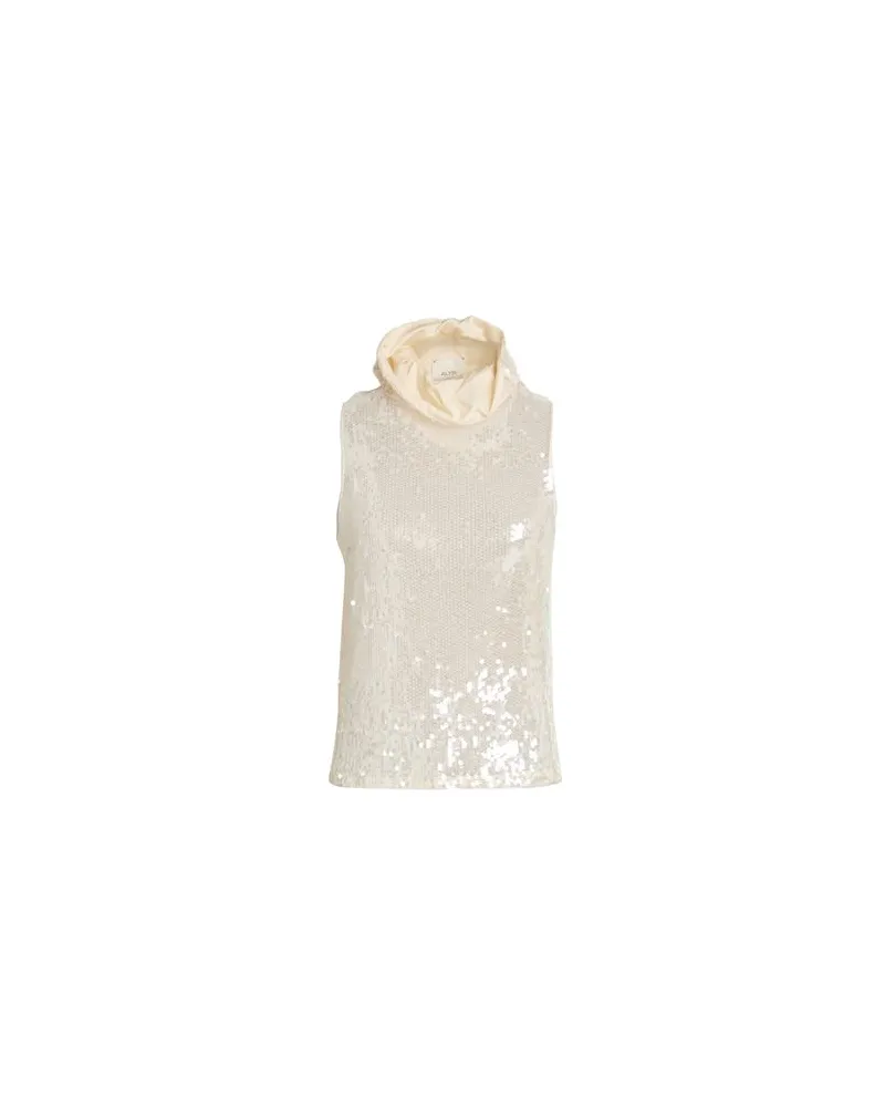 ALYSI TOPS - Topsauf YOOX.COM Cremeweiß
