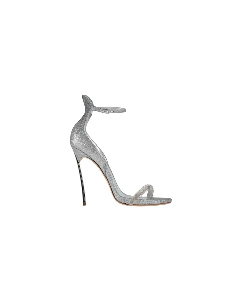 Casadei SCHUHE - Sandalenauf YOOX.COM Silber