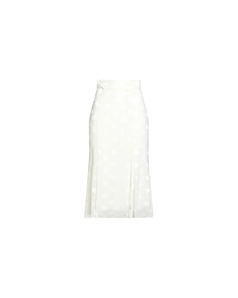 Dolce & Gabbana HOSEN & RÖCKE - Midi-Röckeauf YOOX.COM Elfenbein