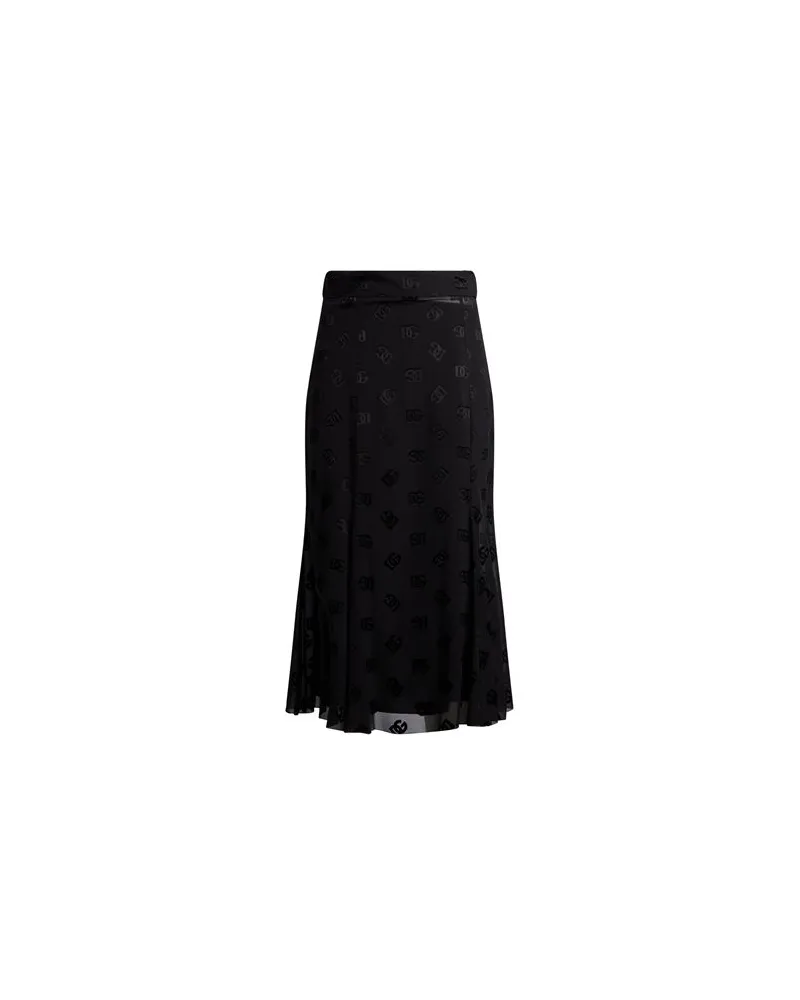 Dolce & Gabbana HOSEN & RÖCKE - Midi-Röckeauf YOOX.COM Schwarz