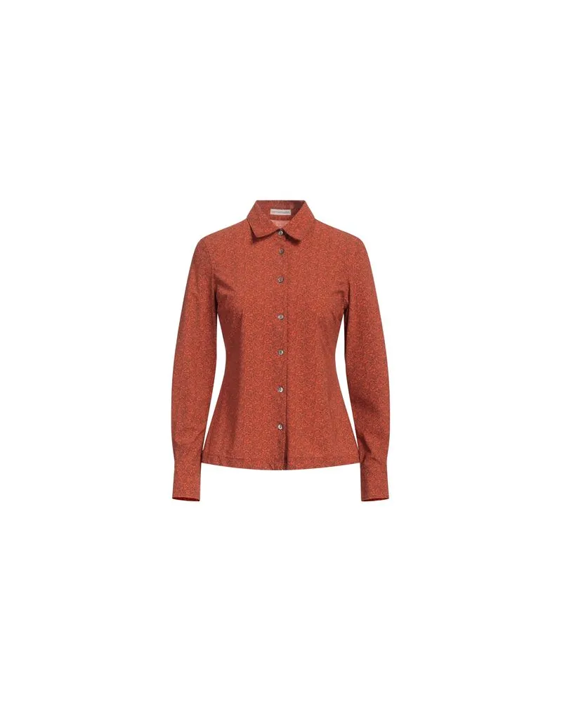 Camicettasnob TOPS - Hemdenauf YOOX.COM Ziegelrot