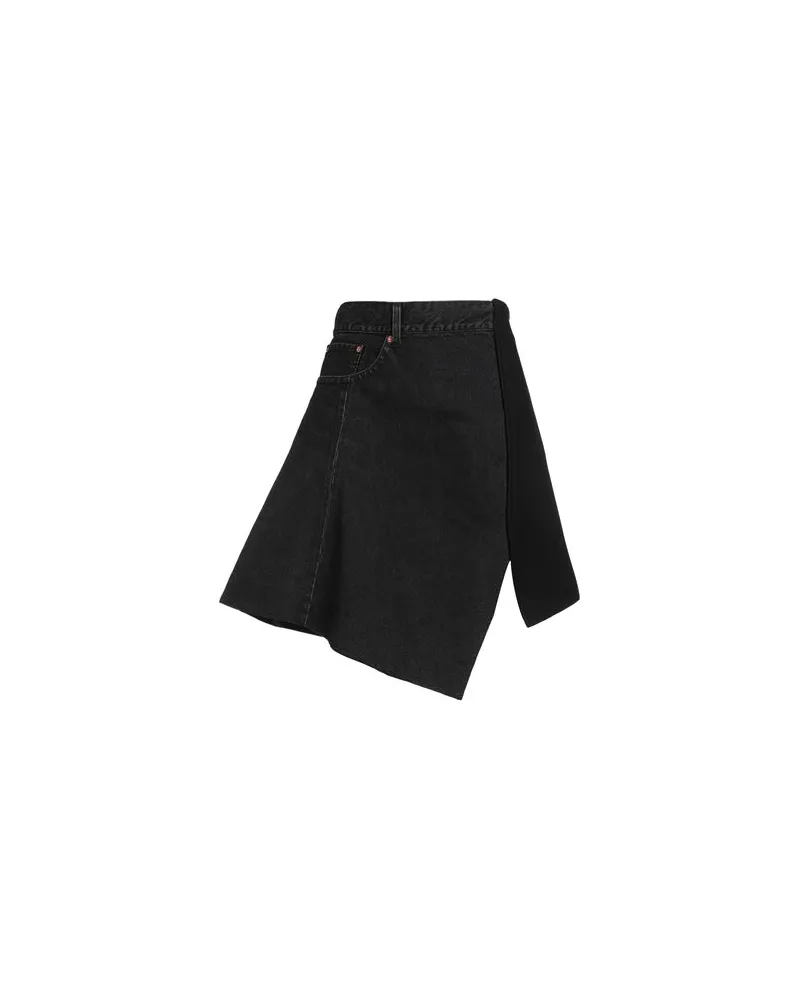 Sacai HOSEN & RÖCKE - Jeansröckeauf YOOX.COM Schwarz