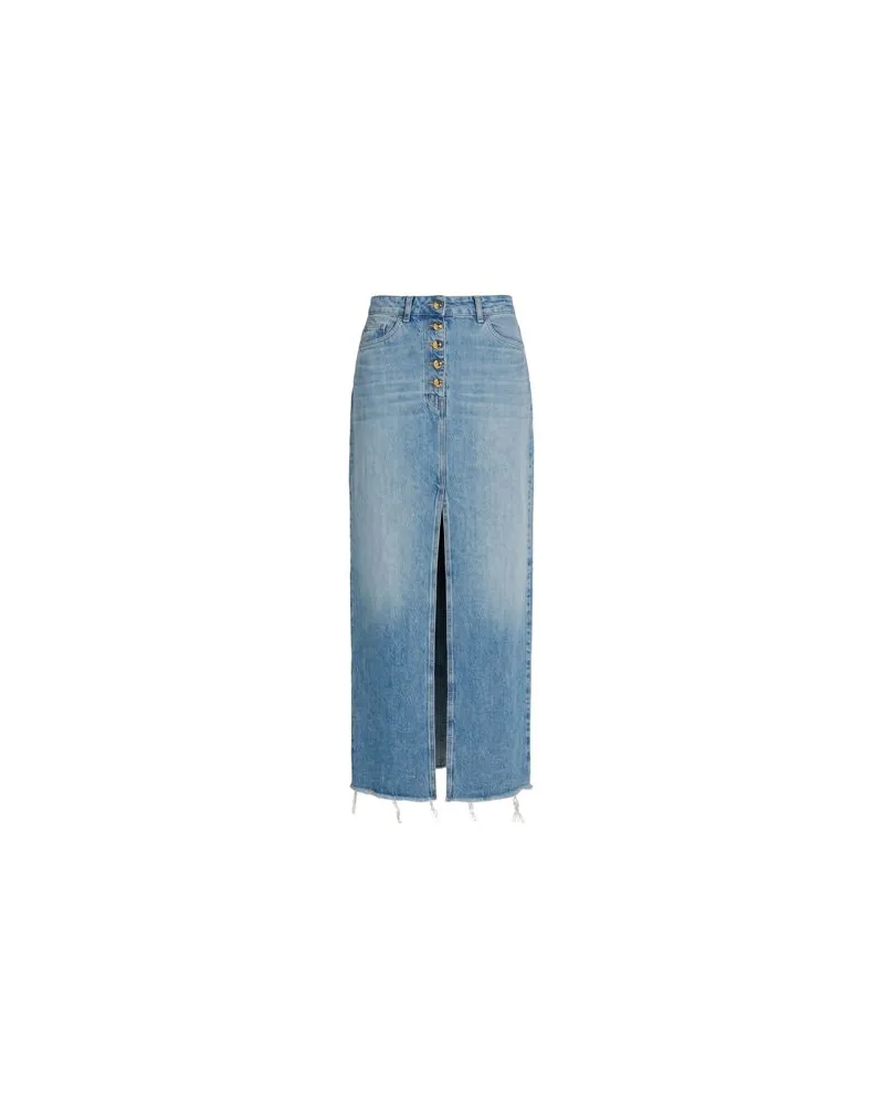 Elisabetta Franchi HOSEN & RÖCKE - Jeansröckeauf YOOX.COM Blau