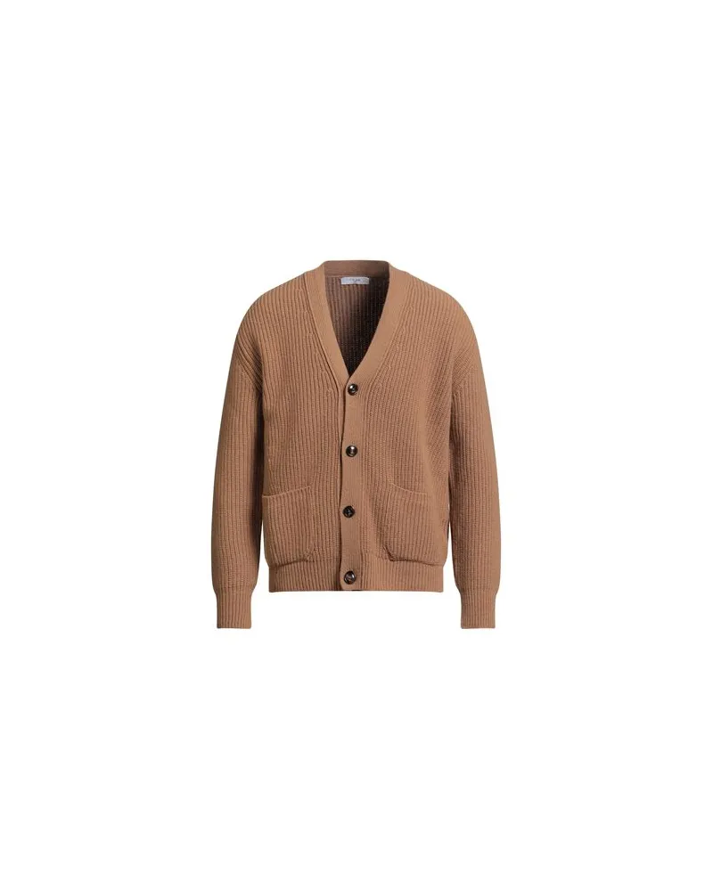 CRUNA STRICKWAREN - Strickjackenauf YOOX.COM Kamel
