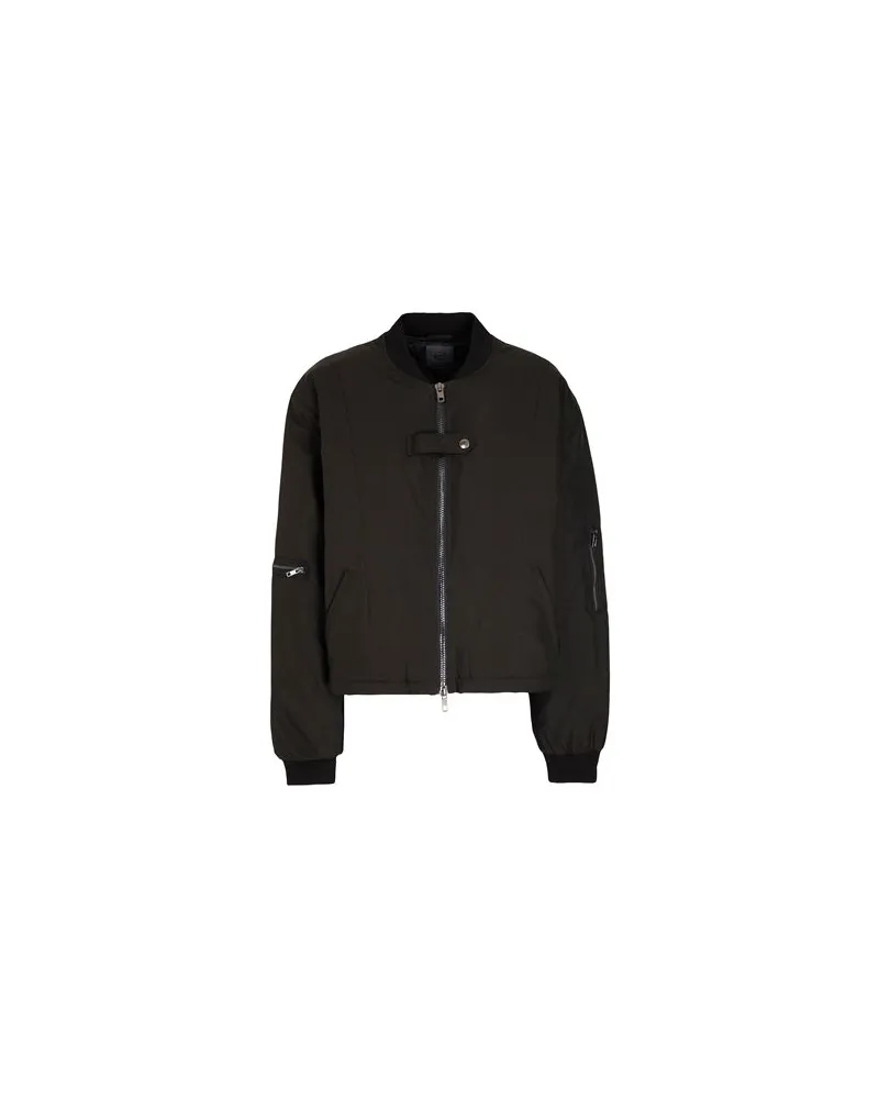 8 by Yoox OVERSIZE BOMBER JACKET  - JACKEN & MÄNTEL - Jacken und Anoraksauf YOOX.COM Schwarz
