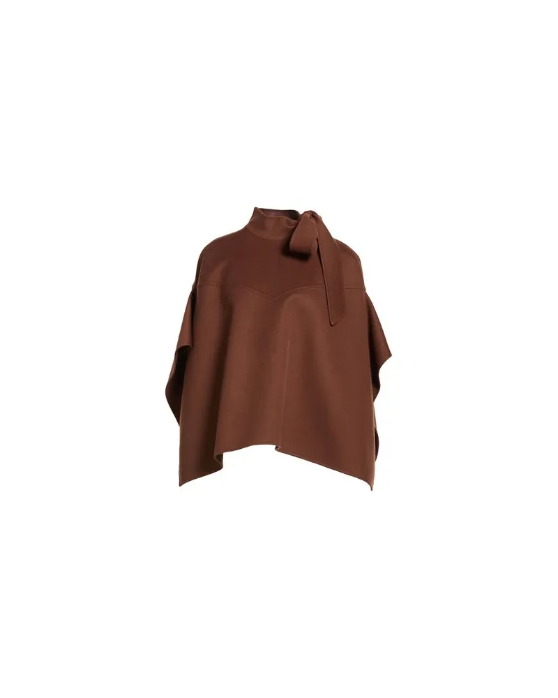 Valentino Garavani JACKEN & MÄNTEL - Capesauf YOOX.COM Braun