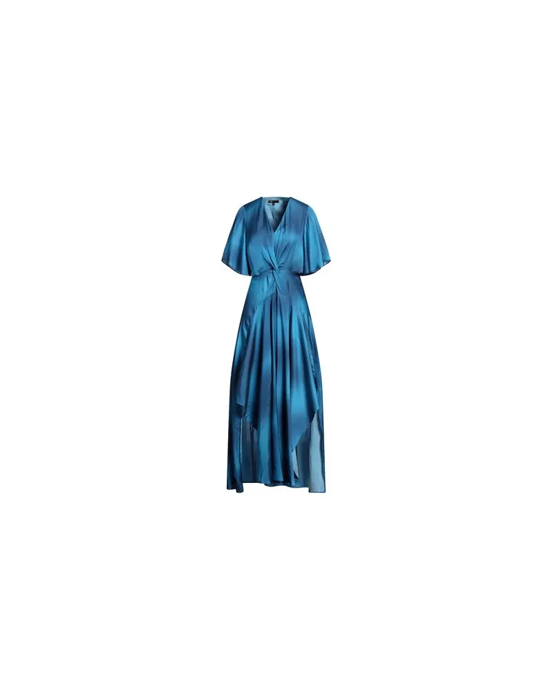 Maje KLEIDER - Maxi-Kleiderauf YOOX.COM Azurblau
