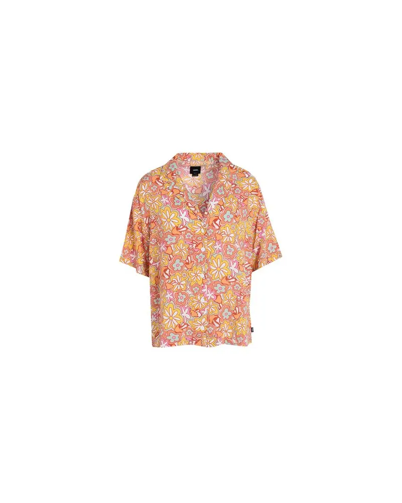 Vans RESORT FLORAL SS WOVEN  - TOPS - Hemdenauf YOOX.COM Orange