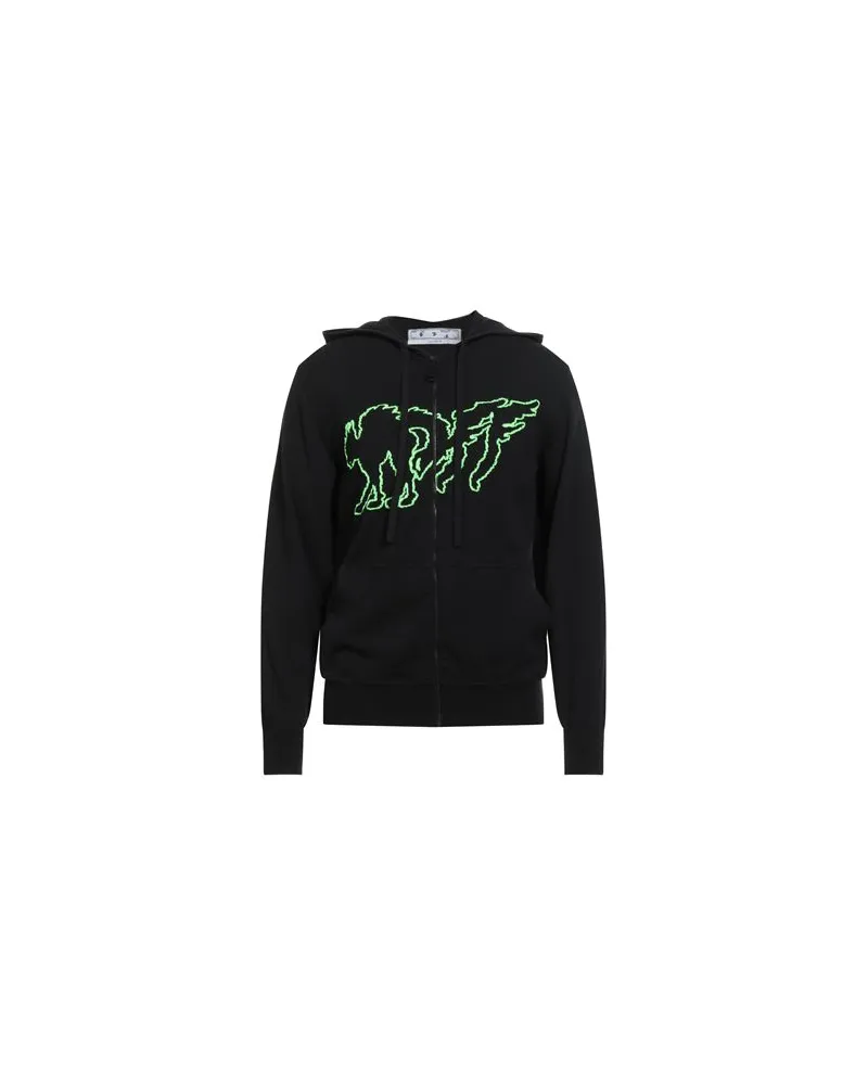 OFF-WHITE STRICKWAREN - Strickjackenauf YOOX.COM Schwarz