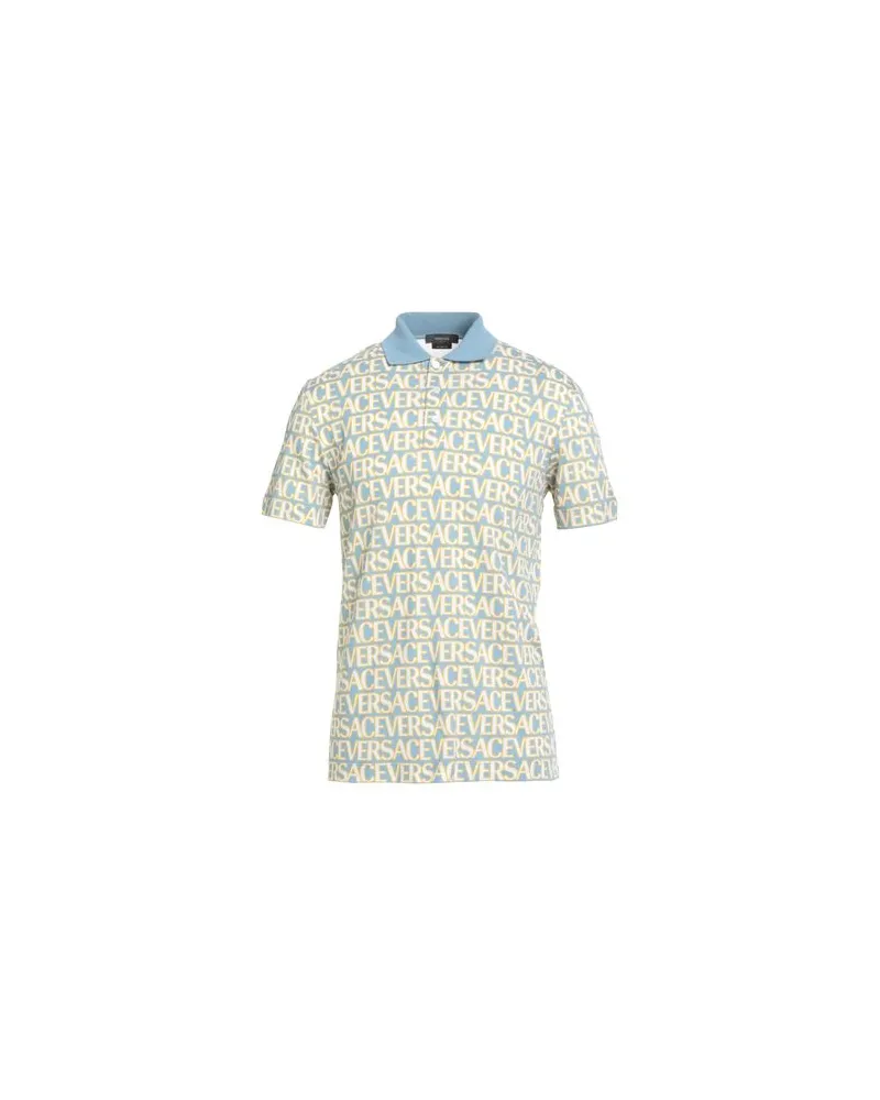 Versace TOPS - Poloshirtsauf YOOX.COM Hellblau