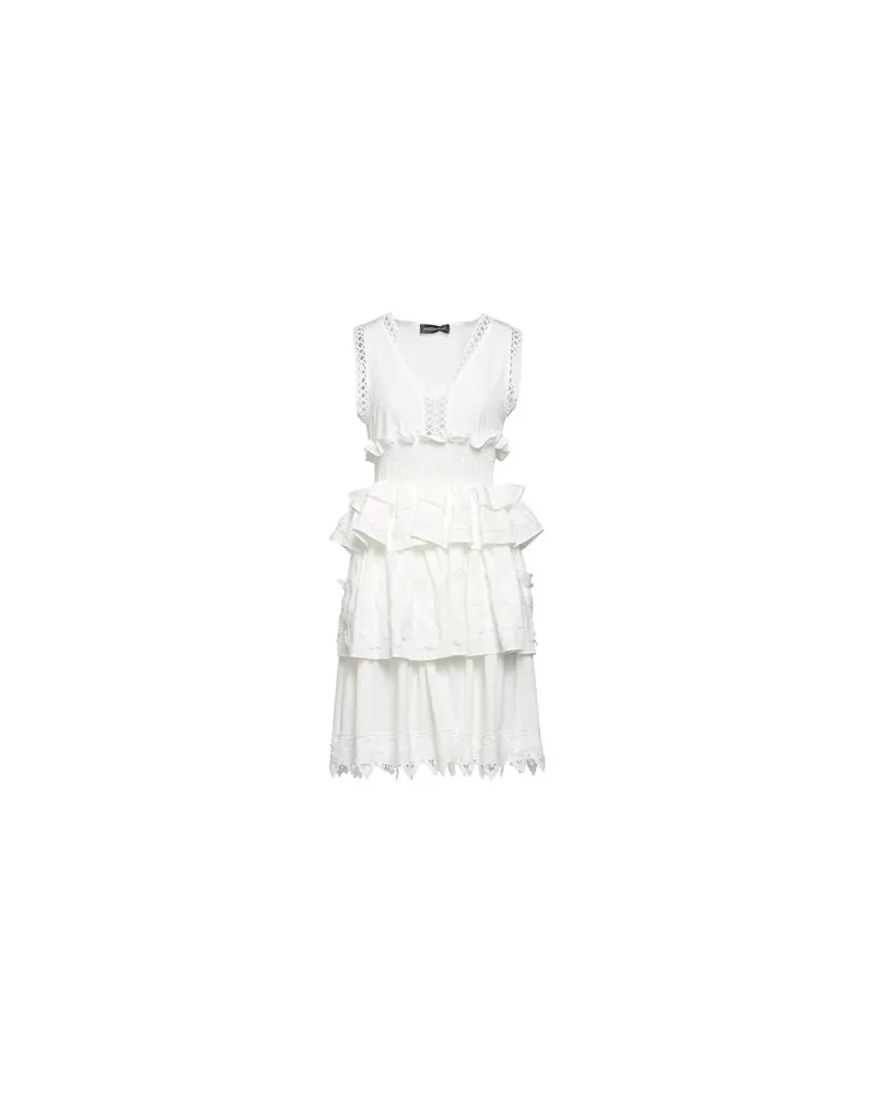 Vanessa Scott KLEIDER - Mini-Kleiderauf YOOX.COM Weiß