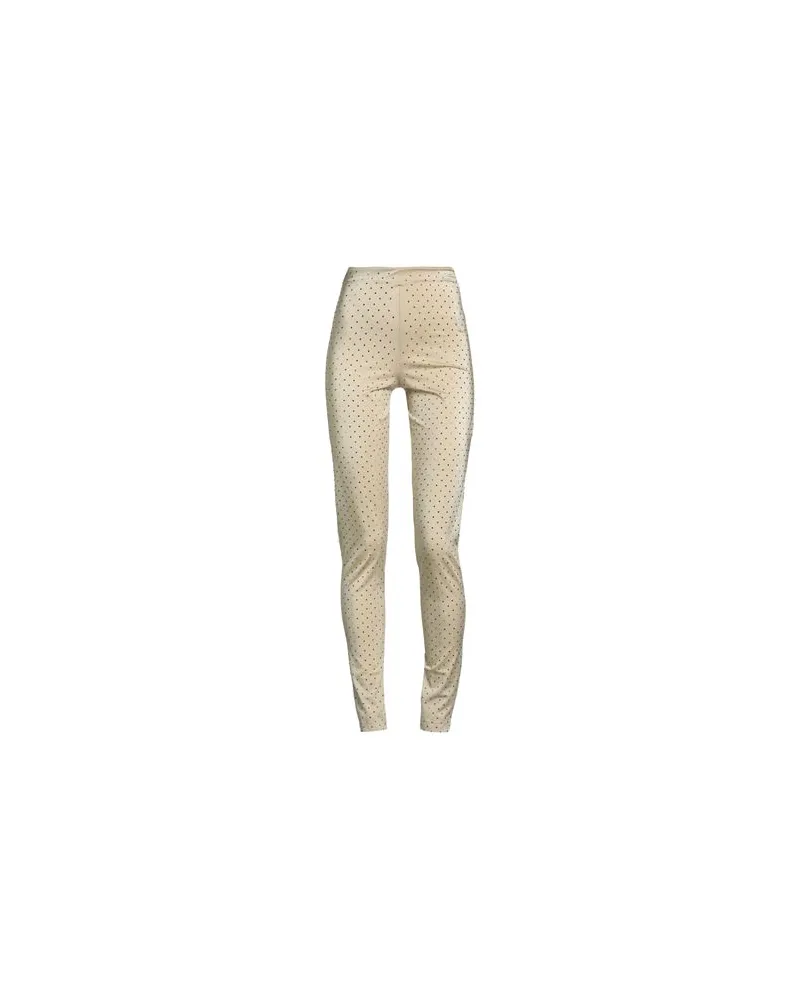 FISICO-Cristina Ferrari HOSEN & RÖCKE - Leggingsauf YOOX.COM Beige