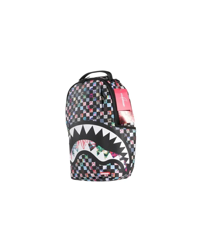 Sprayground CRAZY CHECK BACKPACK - TASCHEN - Rucksäckeauf YOOX.COM Schwarz