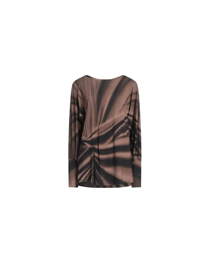 Alberta Ferretti TOPS - T-shirtsauf YOOX.COM Braun