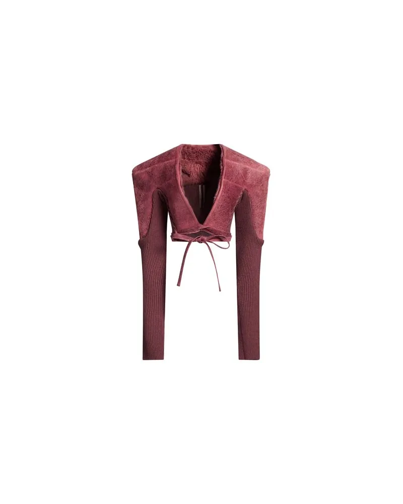 Rick Owens JACKEN & MÄNTEL - Shearling- & Kunstfellauf YOOX.COM Antikrosa