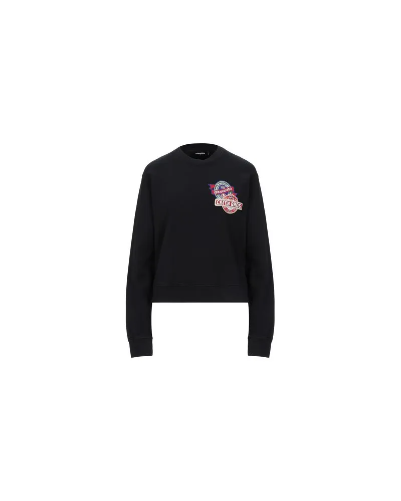 Dsquared2 TOPS - Sweatshirtsauf YOOX.COM Schwarz