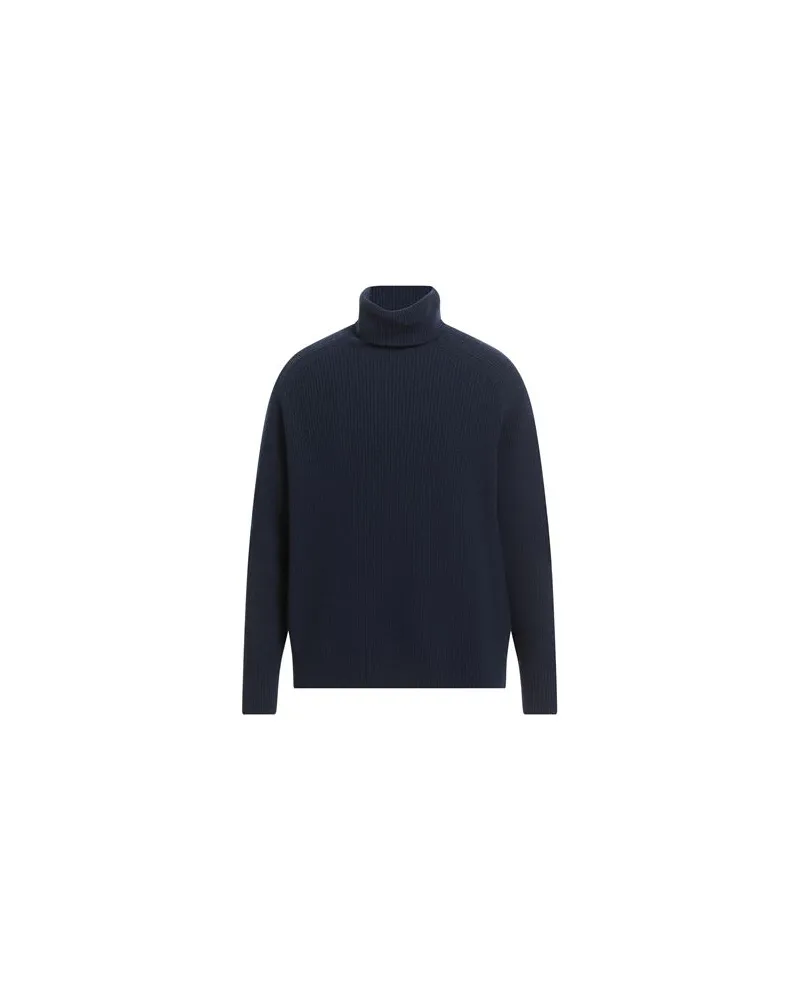 HUGO BOSS STRICKWAREN - Rollkragenpulloverauf YOOX.COM Marineblau
