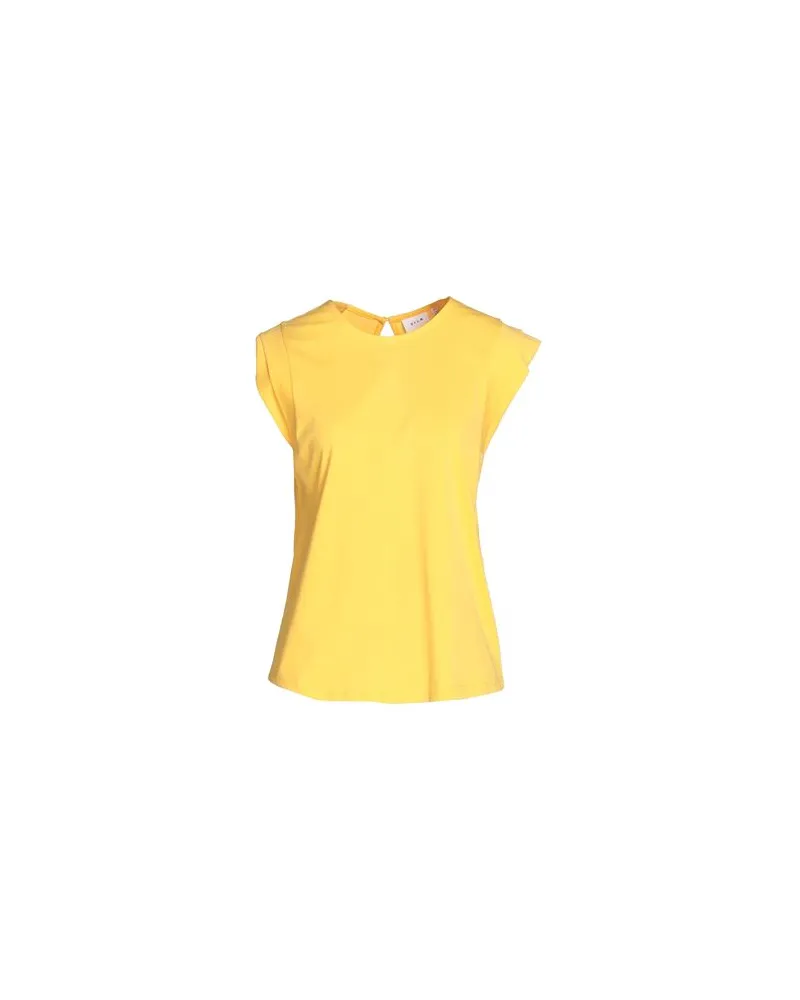 Vila TOPS - T-shirtsauf YOOX.COM Gelb