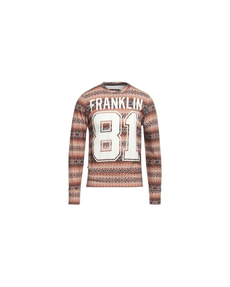 Franklin & Marshall TOPS - Sweatshirtsauf YOOX.COM Schokobraun