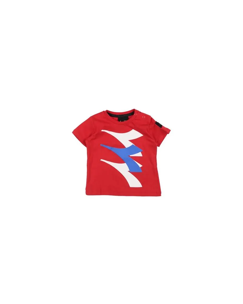 Diadora TOPS - T-shirtsauf YOOX.COM Rot