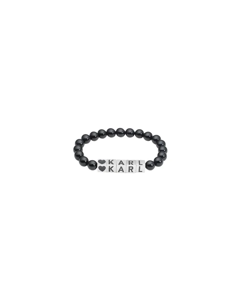Karl Lagerfeld K/BEADS KARL CUBE BRACELET  - SCHMUCK und UHREN - Armbänderauf YOOX.COM Schwarz