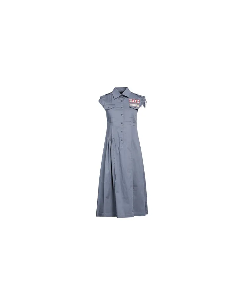 Mr & Mrs Italy KLEIDER - Midi-Kleiderauf YOOX.COM Taubenblau