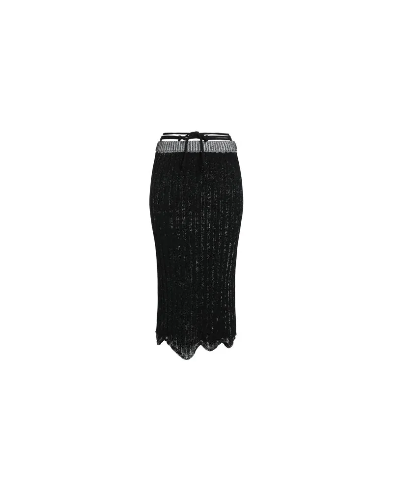 Acne Studios HOSEN & RÖCKE - Midi-Röckeauf YOOX.COM Schwarz