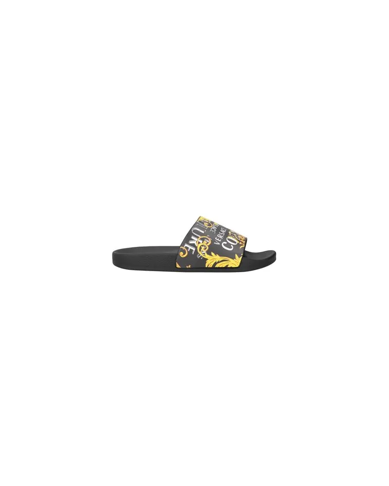 Versace Jeans SCHUHE - Sandalenauf YOOX.COM Schwarz