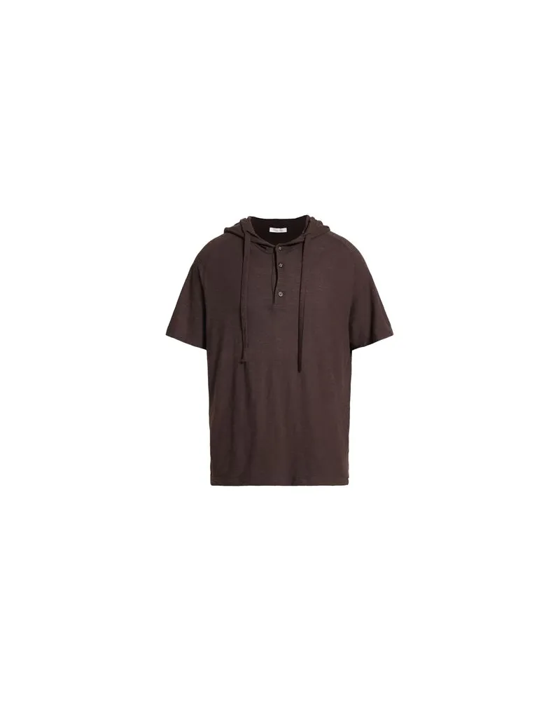 Paolo Pecora Milano TOPS - T-shirtsauf YOOX.COM Schokobraun
