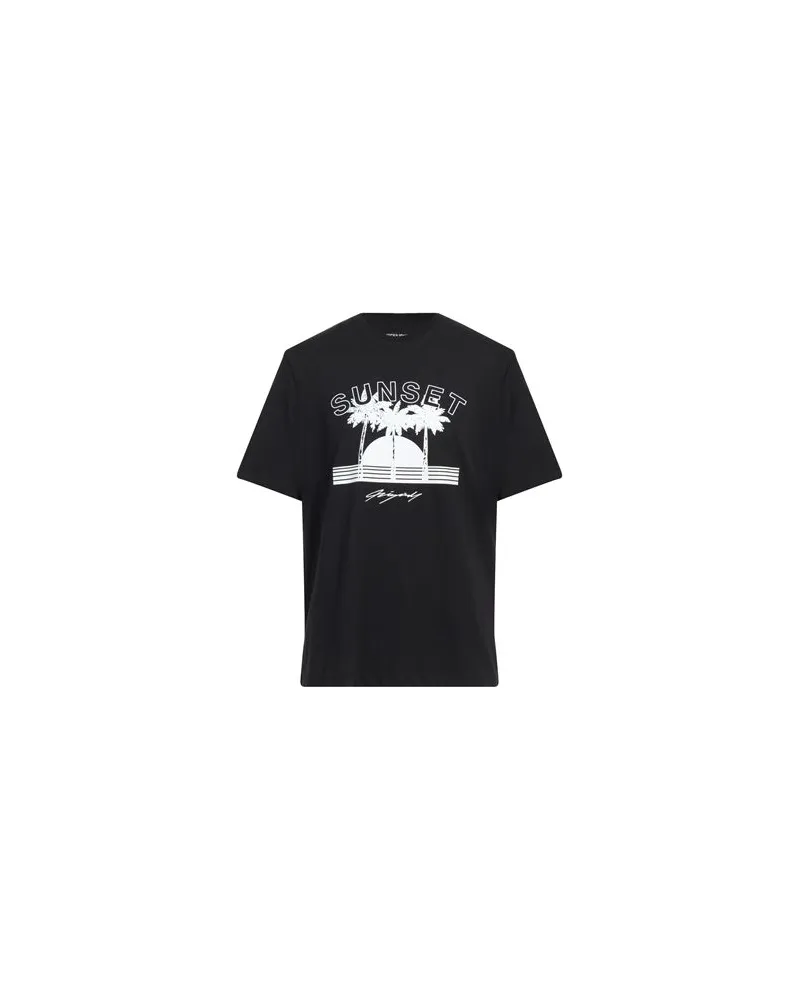 Jack & Jones TOPS - T-shirtsauf YOOX.COM Schwarz