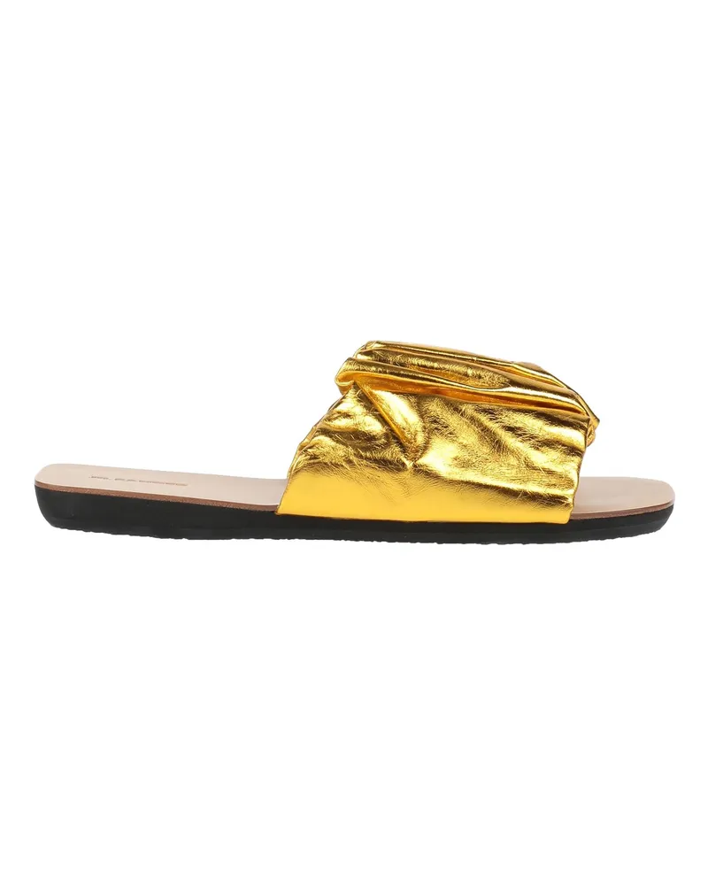 Jil Sander Sandale Gold