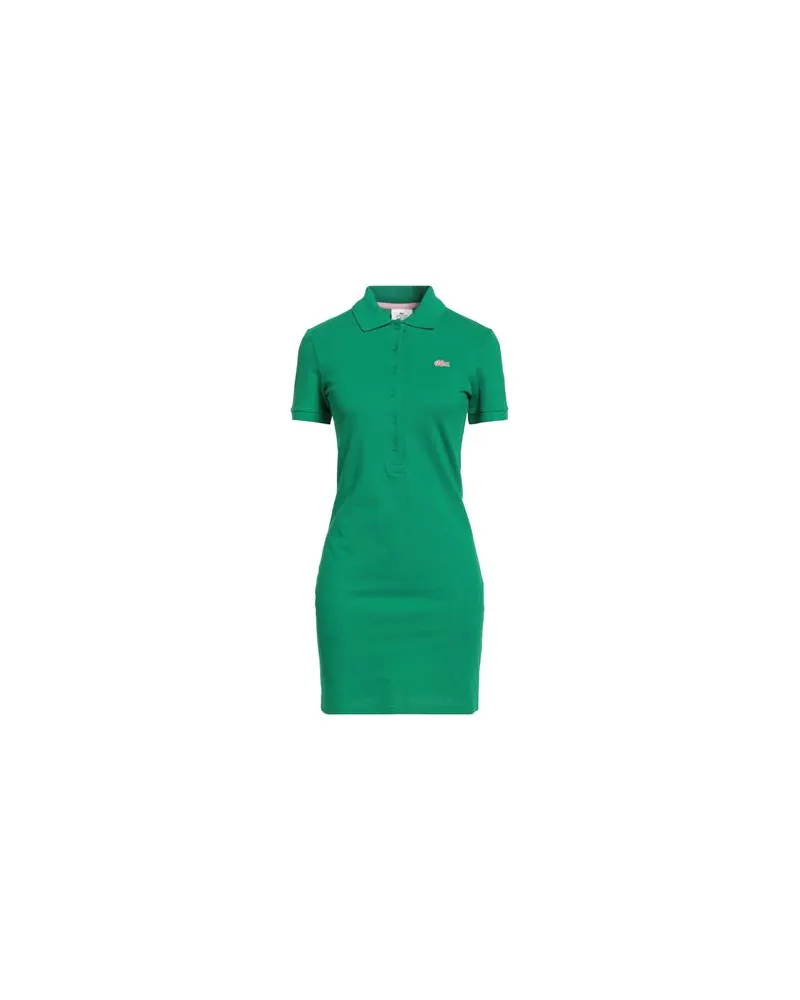 Lacoste L!VE KLEIDER - Mini-Kleiderauf YOOX.COM Grün