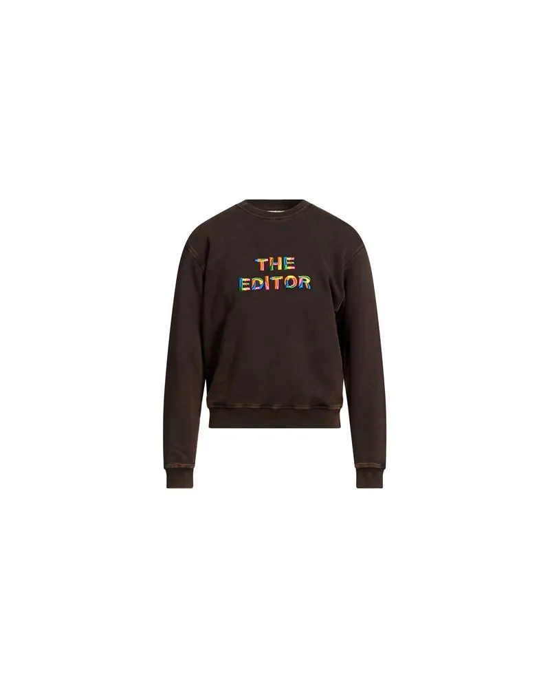 THE EDITOR TOPS - Sweatshirtsauf YOOX.COM Dunkelbraun