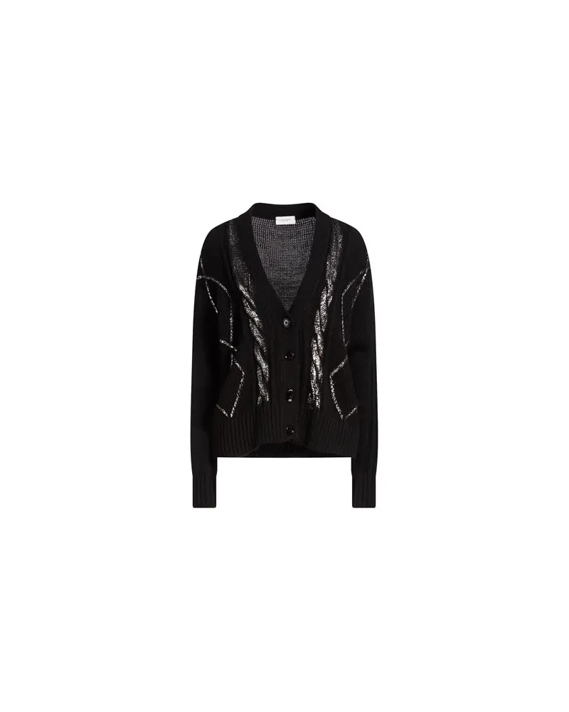 Paolo Pecora Milano STRICKWAREN - Strickjackenauf YOOX.COM Schwarz