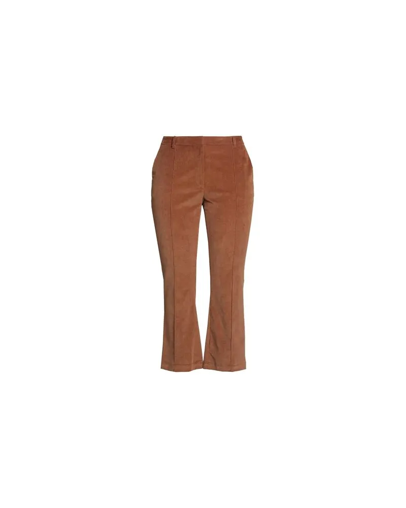 Emma & Gaia HOSEN & RÖCKE - Hosenauf YOOX.COM Lederfarben