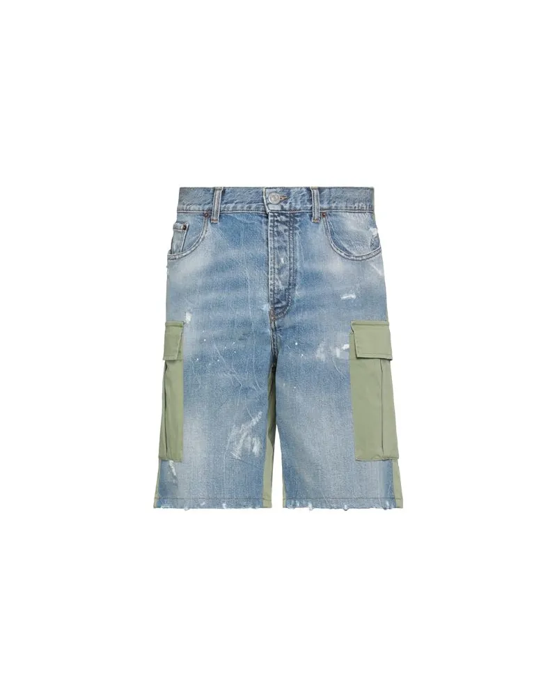 PMDS PREMIUM MOOD DENIM SUPERIOR HOSEN & RÖCKE - Jeansshortsauf YOOX.COM Blau