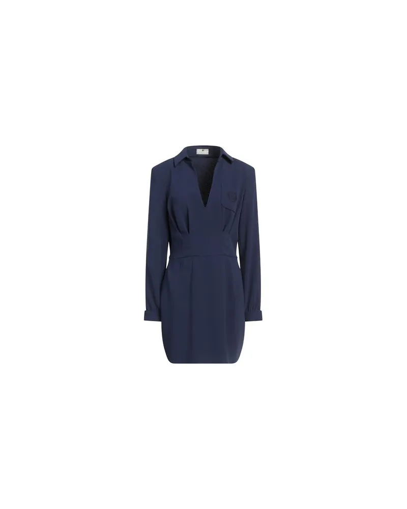 Elisabetta Franchi KLEIDER - Mini-Kleiderauf YOOX.COM Marineblau