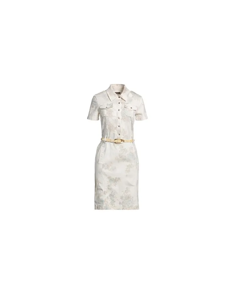 MARANI JEANS KLEIDER - Mini-Kleiderauf YOOX.COM Cremeweiß