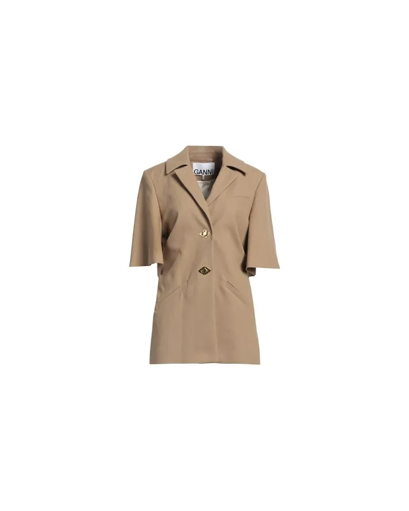 Ganni ANZÜGE und CO-ORDS - Blazersauf YOOX.COM Khaki