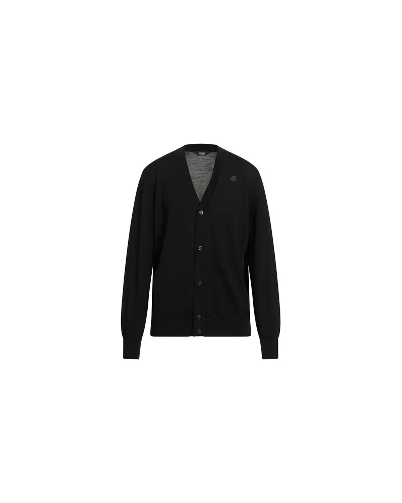 K-Way STRICKWAREN - Strickjackenauf YOOX.COM Schwarz
