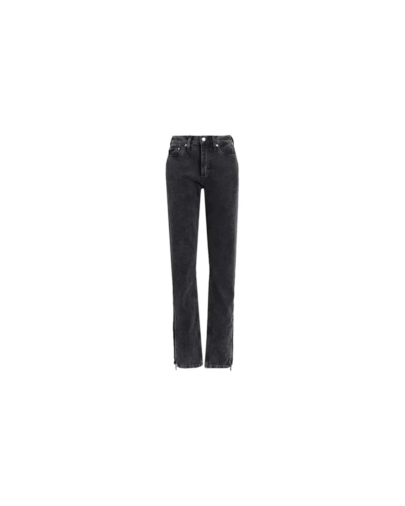 Calvin Klein HOSEN & RÖCKE - Jeanshosenauf YOOX.COM Schwarz