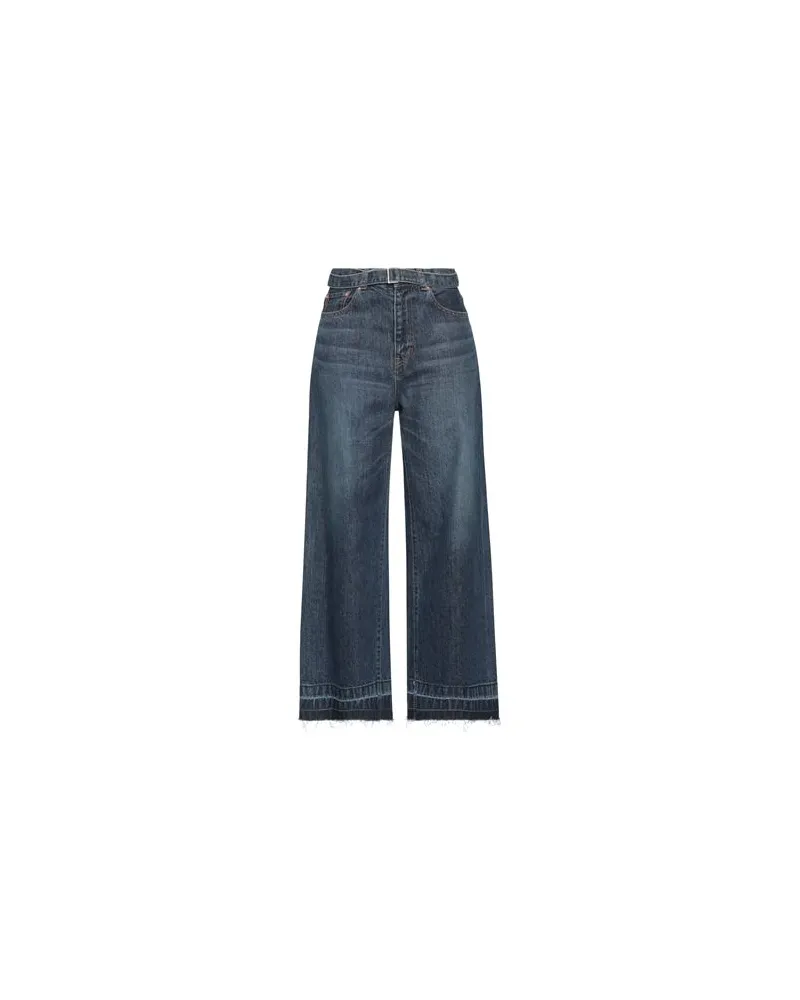 Sacai HOSEN & RÖCKE - Jeanshosenauf YOOX.COM Blau