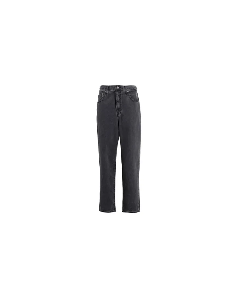 Levi's HIGH LOOSE TAPERED   - HOSEN & RÖCKE - Jeanshosenauf YOOX.COM Schwarz
