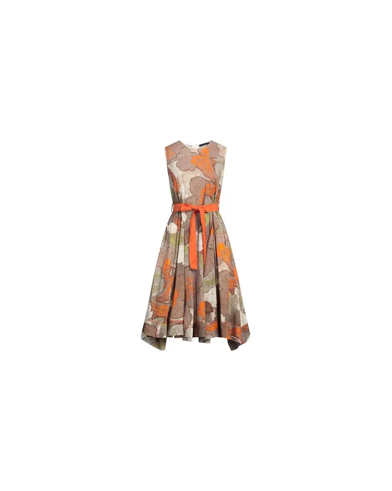 HIGH KLEIDER - Midi-Kleiderauf YOOX.COM Orange