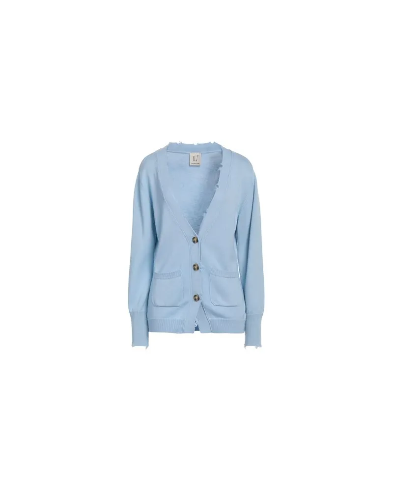 L'Autre Chose STRICKWAREN - Strickjackenauf YOOX.COM Hellblau