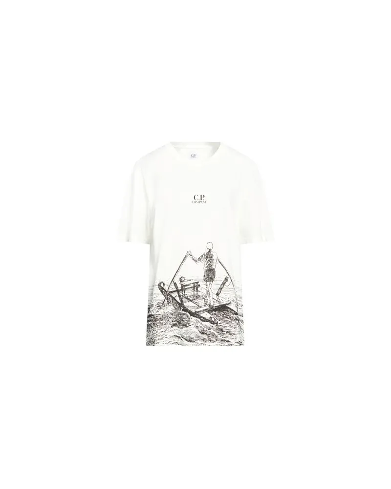 C.P. Company TOPS - T-shirtsauf YOOX.COM Weiß
