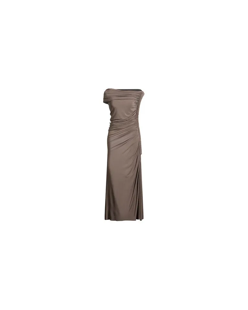 Alaïa KLEIDER - Maxi-Kleiderauf YOOX.COM Maulwurfsgrau
