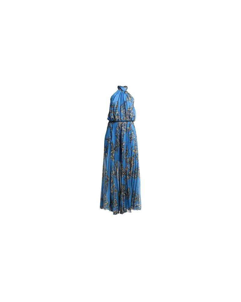 Versace Jeans KLEIDER - Maxi-Kleiderauf YOOX.COM Azurblau